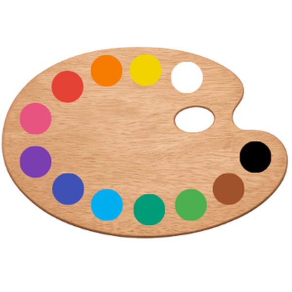 Palette complète - Les essentiels + 2 pinceaux et 1 palette de mélange offerts