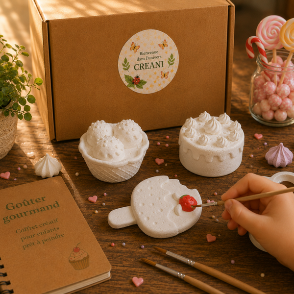 Coffret créatif prêt à peindre - Goûter Gourmand