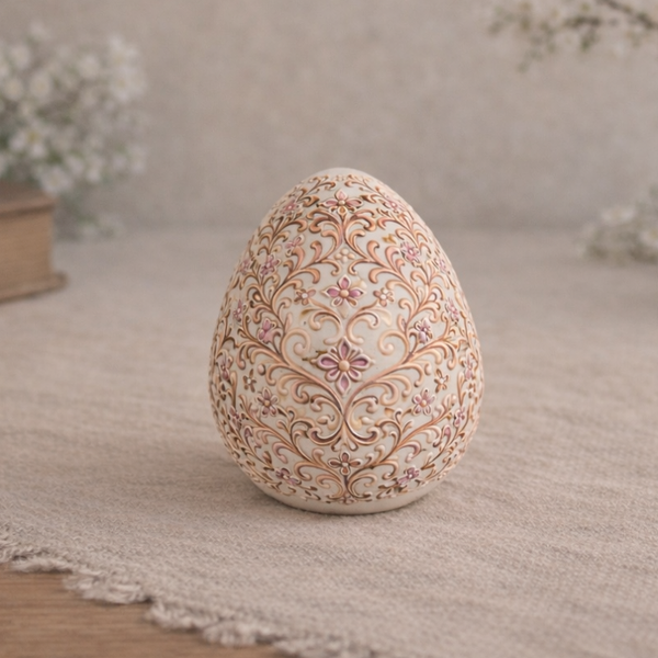 Oeuf Rosace Floral