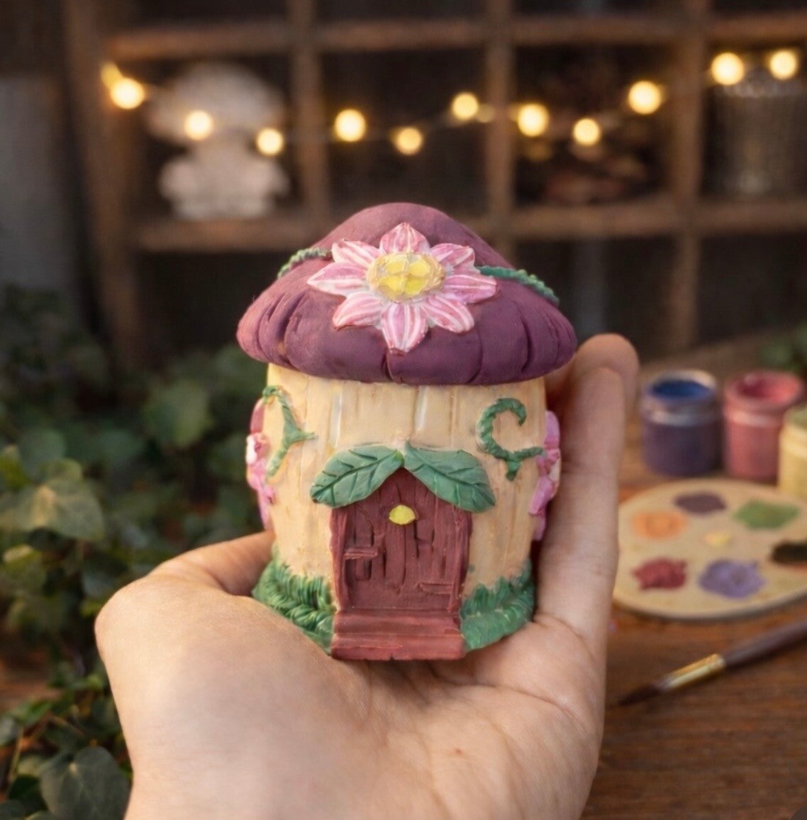 Maison Champignon enchantée