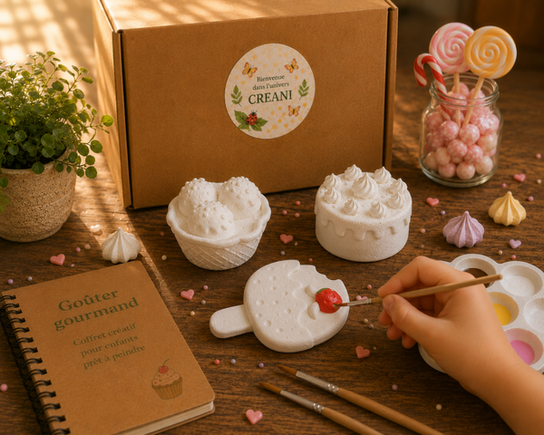 Coffret prêt à peindre - Goûter Gourmand