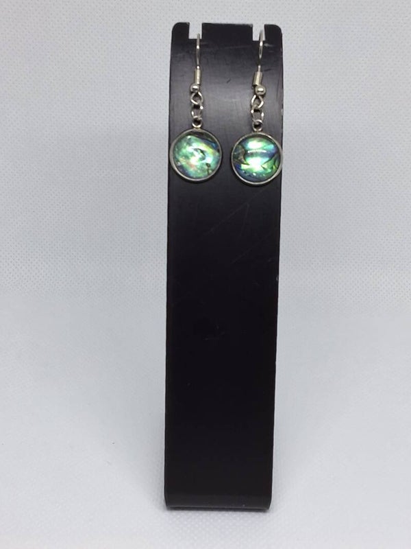 Abalone hook earring