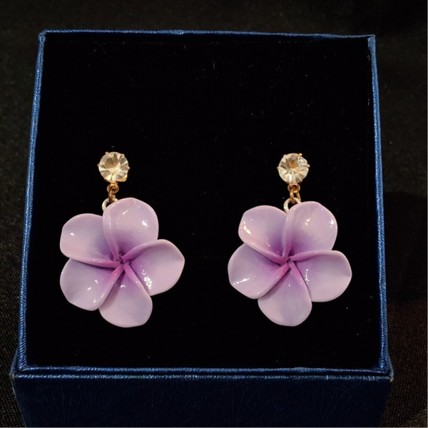 Frangipani (Plumeria) Earrings