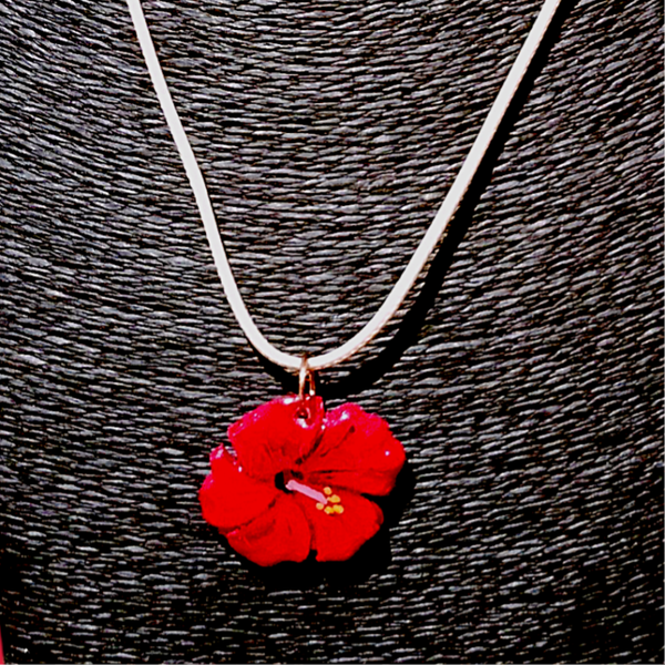 Hibiscus (kukuwam) polymer/fimo clay