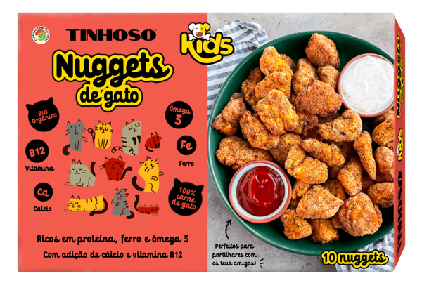 Nuggets de gato fortificados