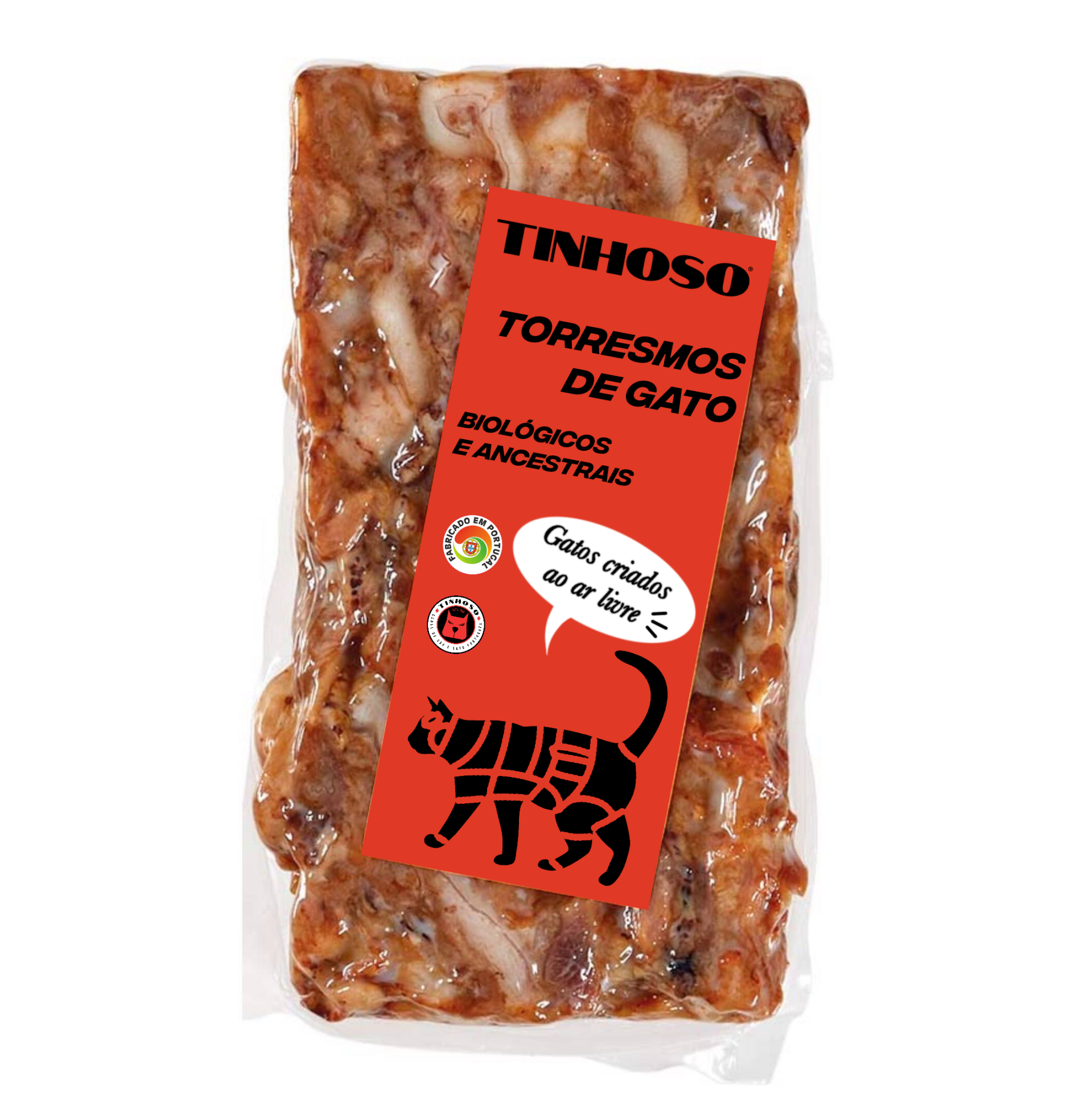 Torresmos de Gato - para preparar e sem sal