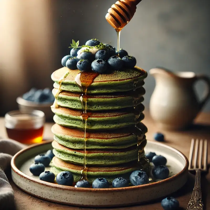 matcha pannenkoek