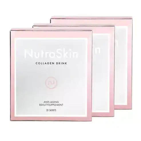 3x NutraSkin Collagen Drink (60 sachetter)