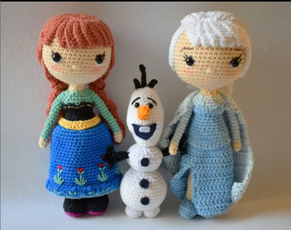 Muñeca Amigurumi Disney
