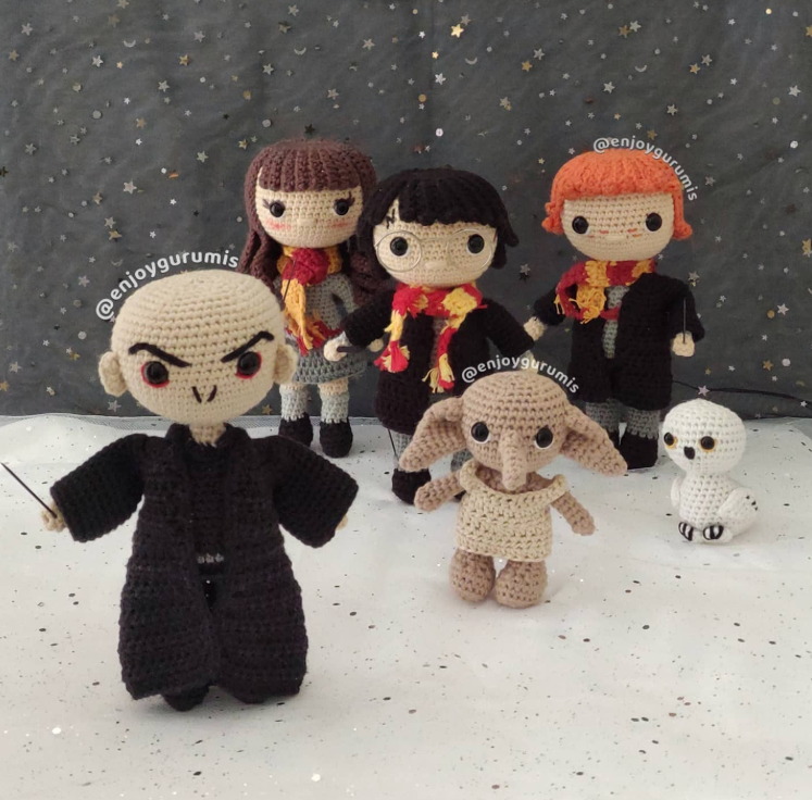 Muñeco Amigurumi Harry Potter