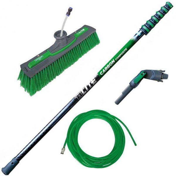 Unger nLite Carbon Composite Telescoopsteel Set met Borstel - 8,6m