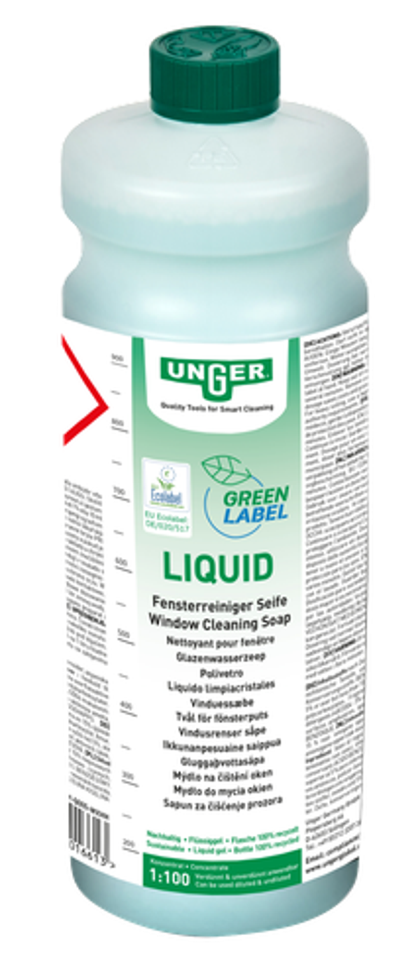 Unger Green Label Liquid Glazenwasserszeep - 1L