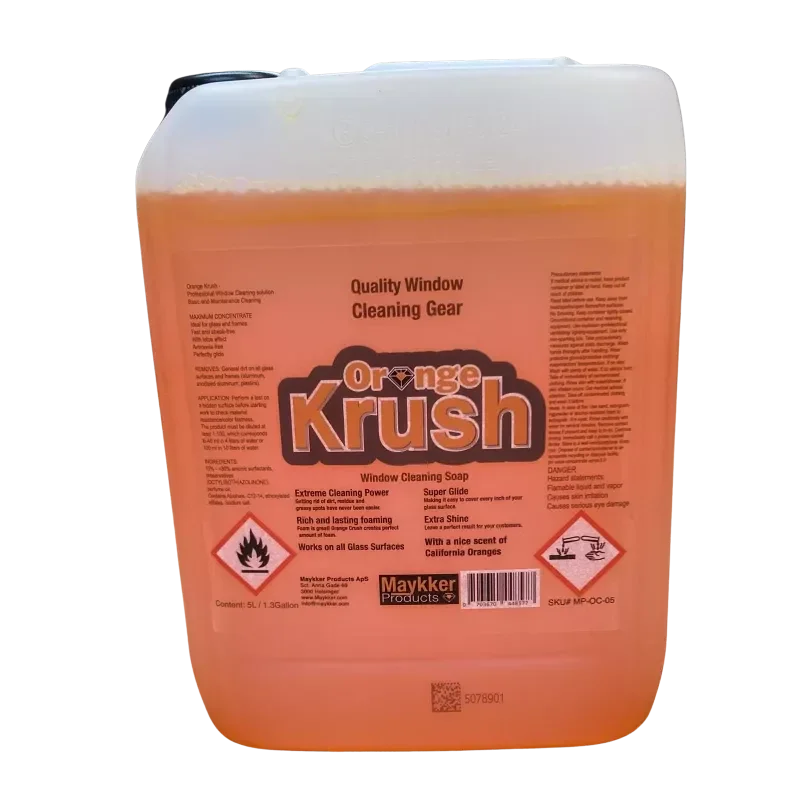 Maykker Orange Krush Window Cleaner Soap - 5L
