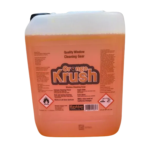 Maykker Orange Krush Window Cleaner Soap - 5L