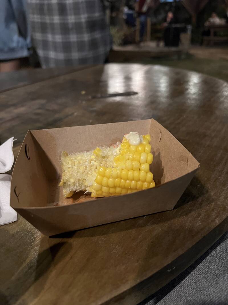 Angeknapperter Maiskolben 