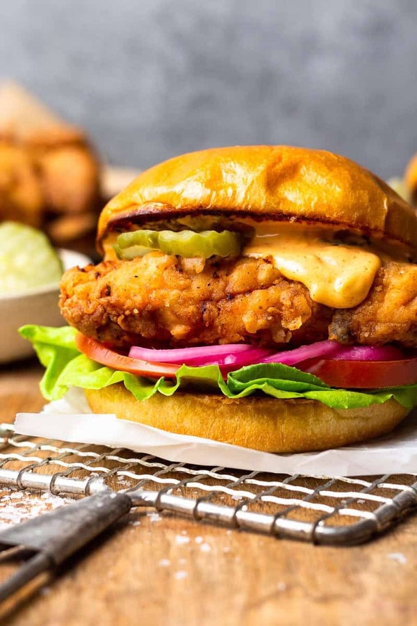 Breaded Chicken Burger
