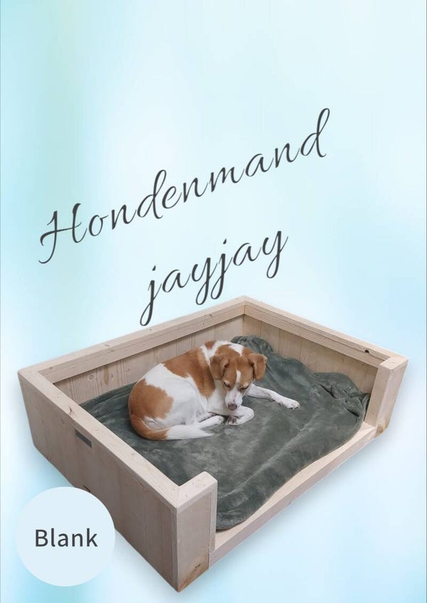 Steigerhouten hondenmand Jayjay V/A