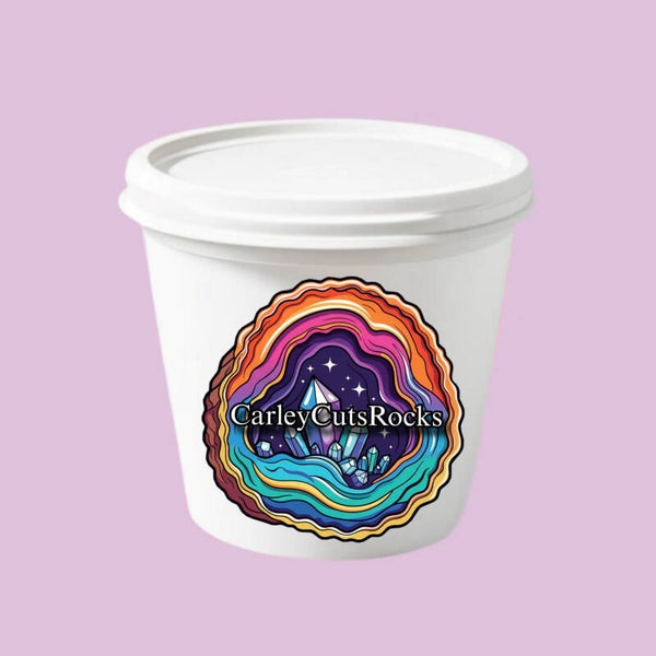 Tumbled rock mystery bucket