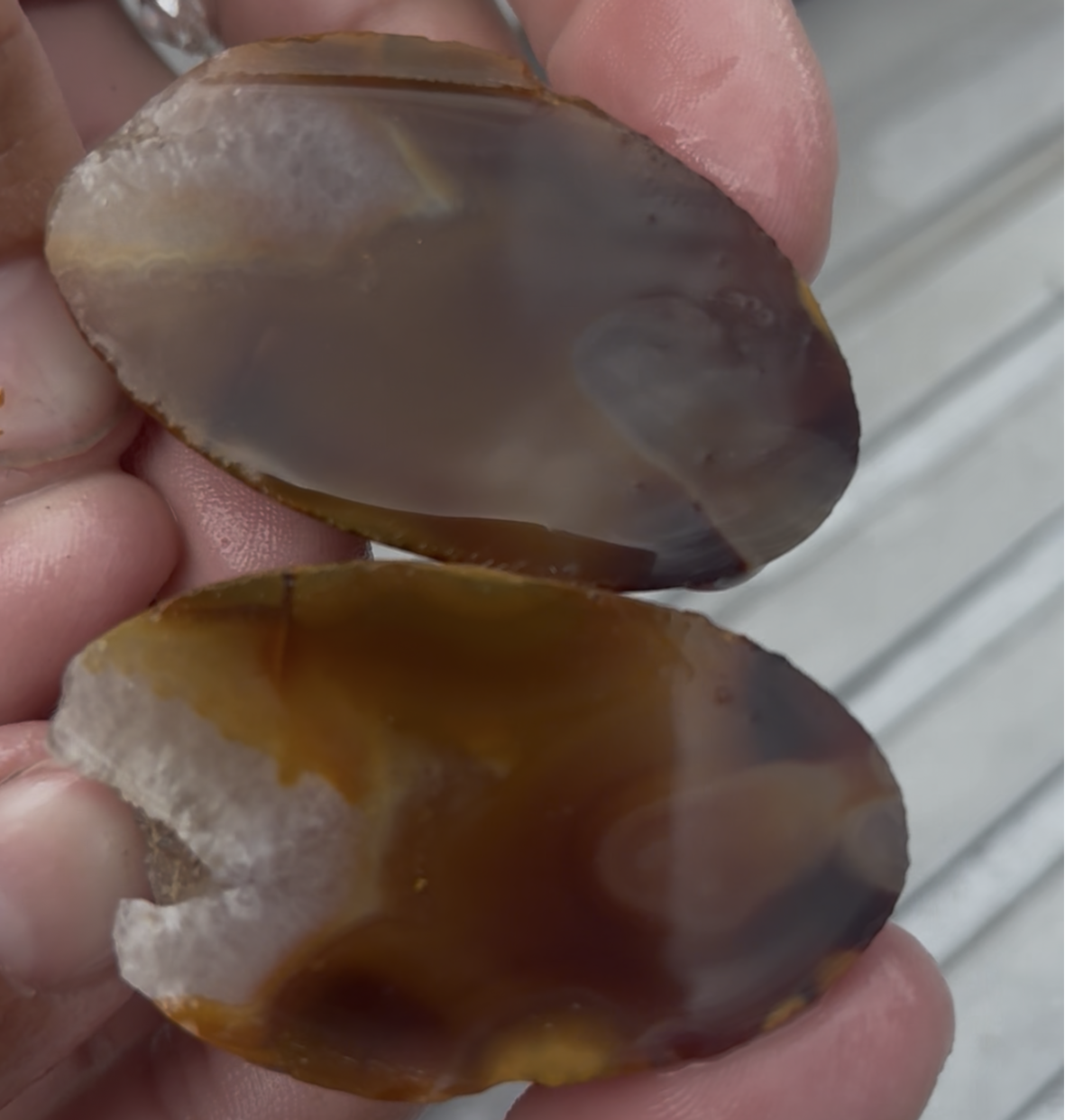 Agate cabochons