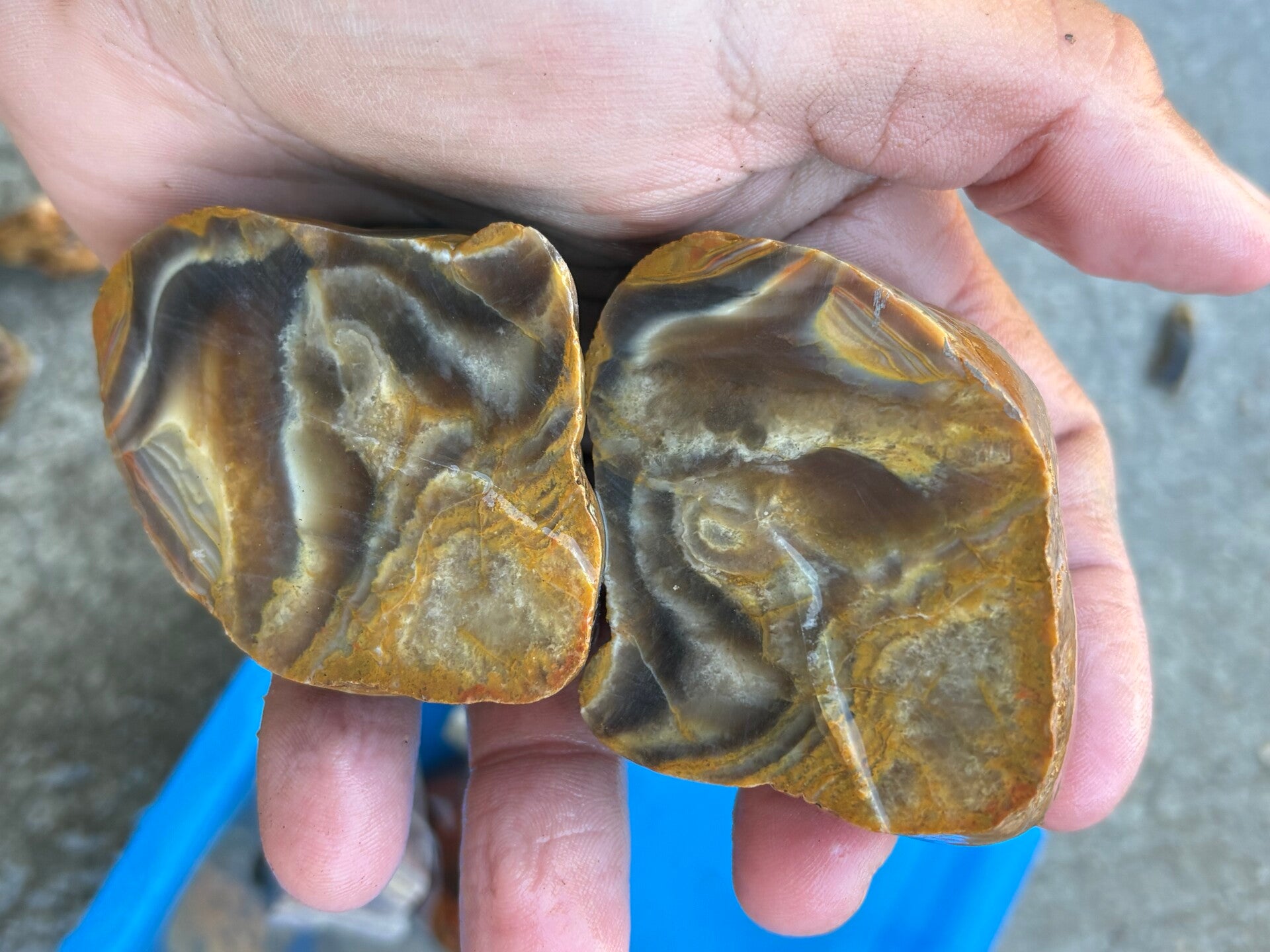Banded agate