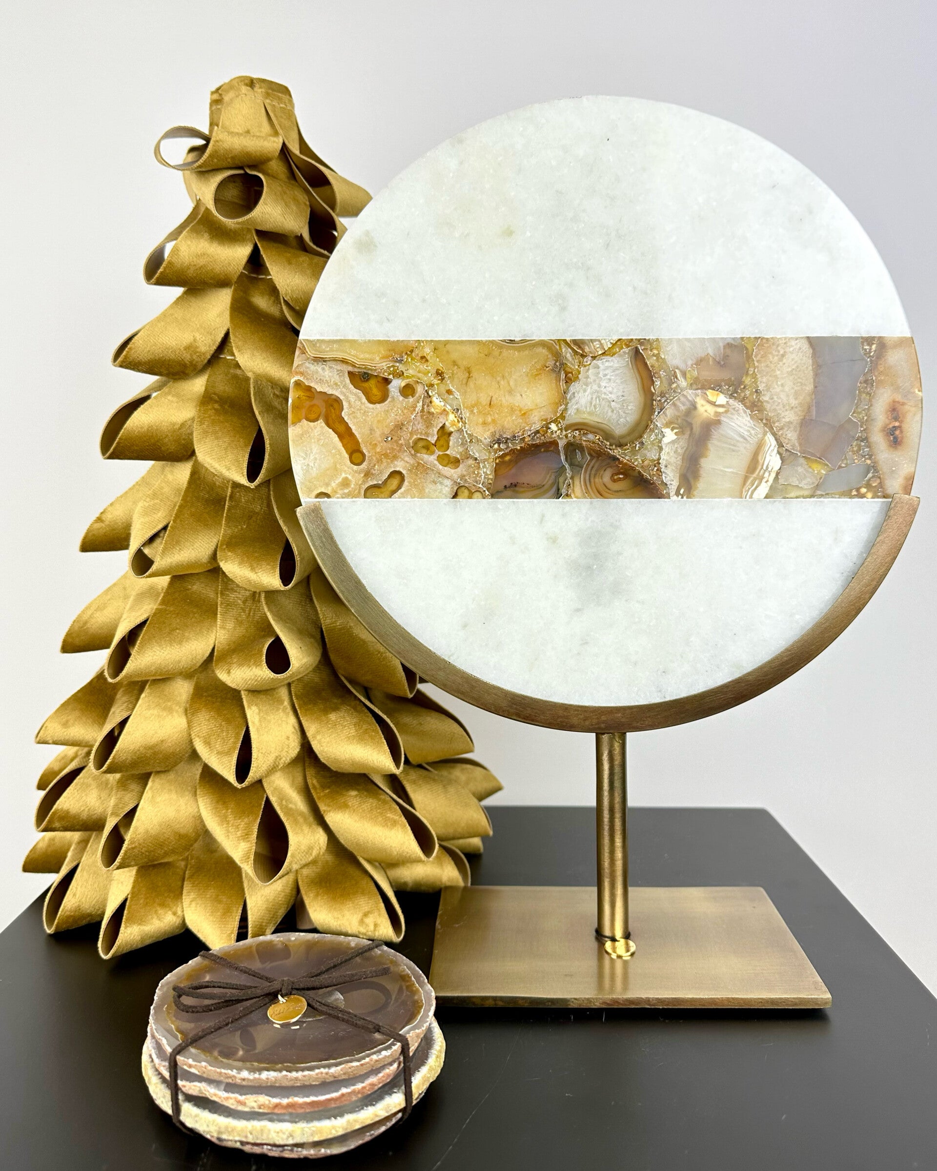 Kerstboom Goud Fluweel