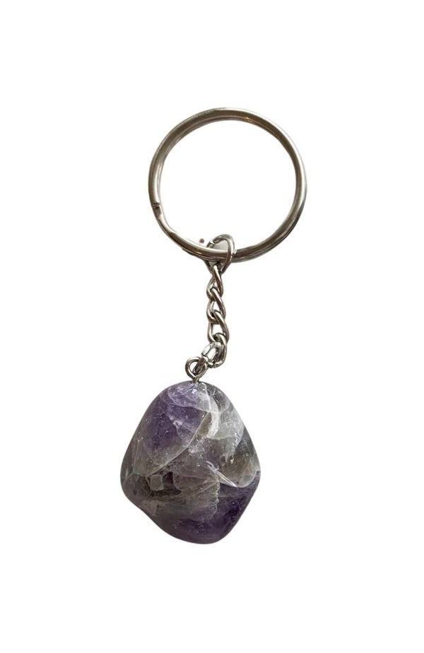 Amethist sleutelhanger