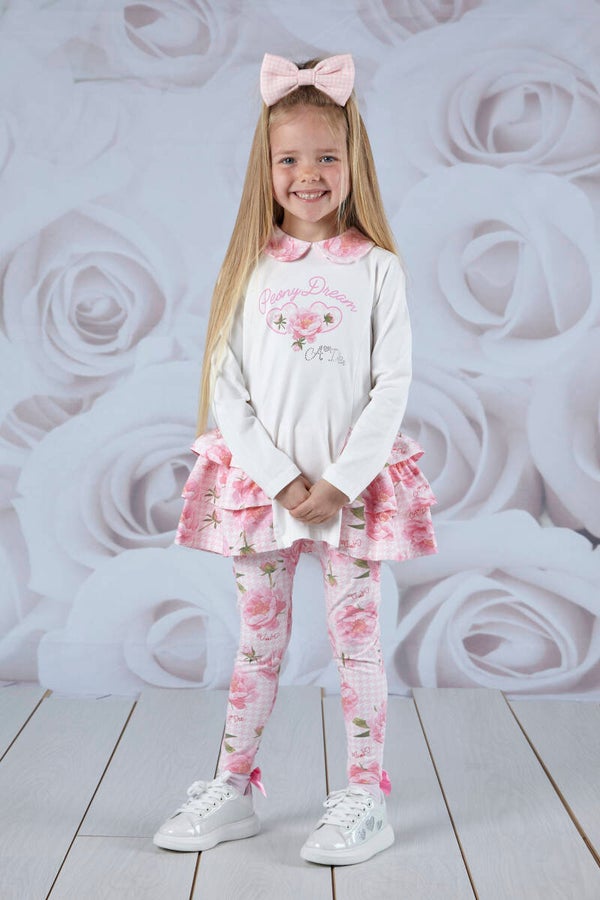 Arlo Peony Dreams complete leggingset met gave details - A'Dee