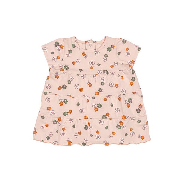 Flower Power ruffle dress - Frogs & Dogs