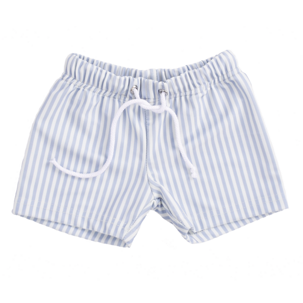 UV Zwemboxer Jongens Blauw Wit gestreept