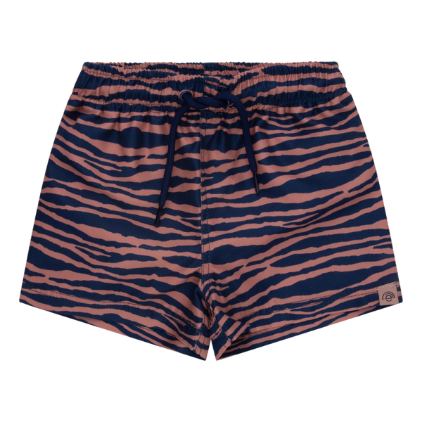 UV Zwemboxer Blauw Oranje Zebra