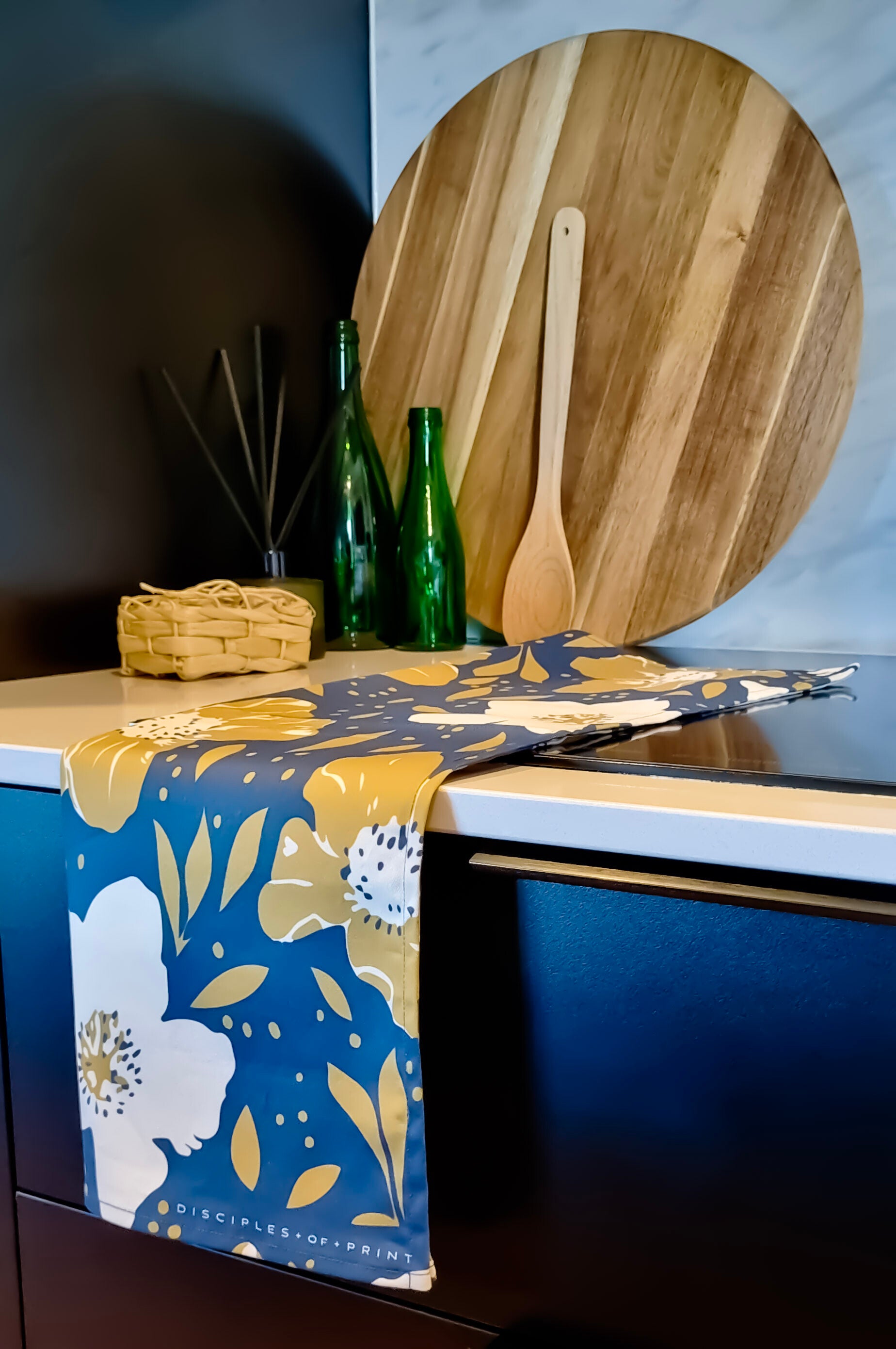 Tea towel + Camellia Print