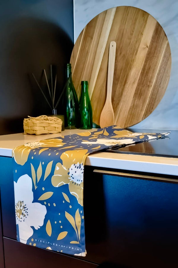 Tea towel + Camellia Print