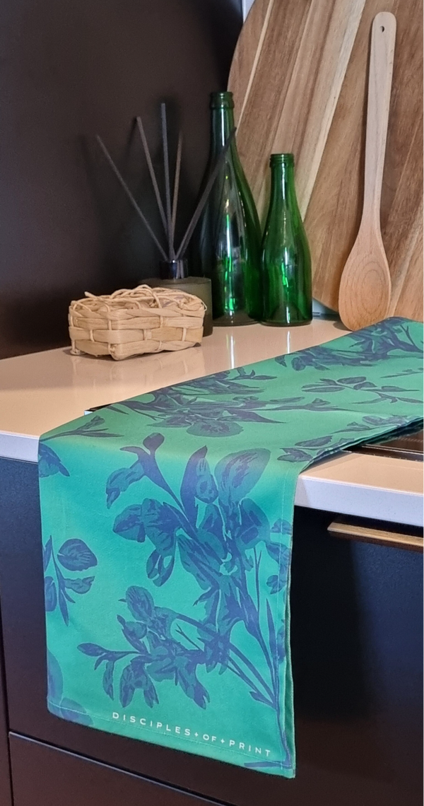 Tea towel + Vintage Floral