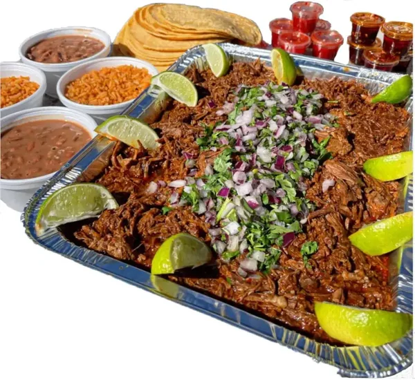 Birria or Barbaqoa Cater Tray