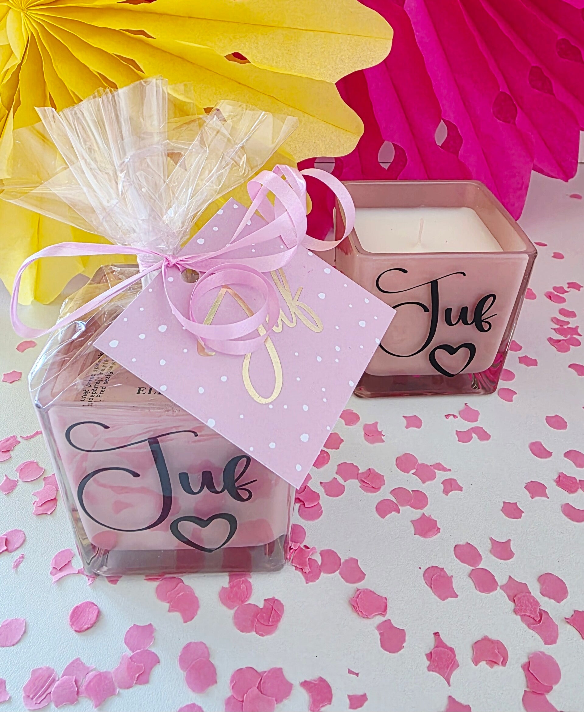 Cadeau voor de juf geurkaars | Luxe juf traktatie