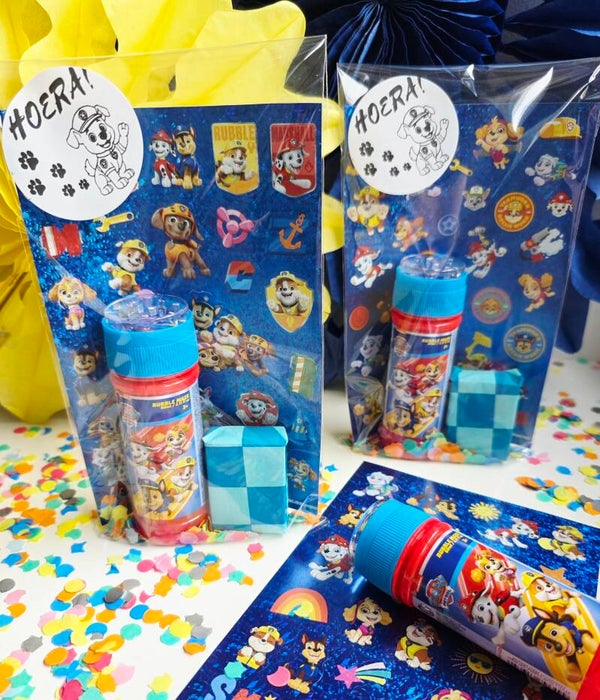 Paw Patrol traktatie bellenblaas | Kant-en-klare schooltraktatie