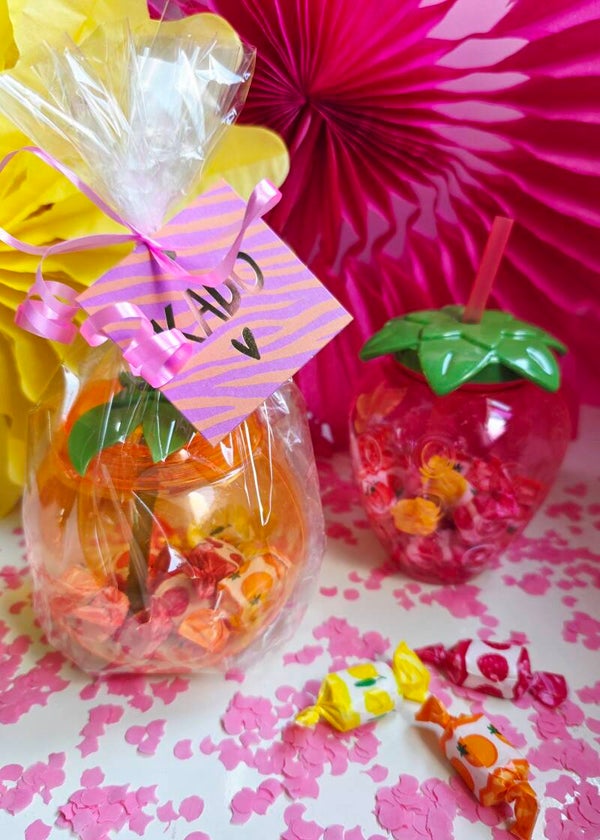 Cadeautje voor de juf fruitbeker | Kant-en-klare traktatie