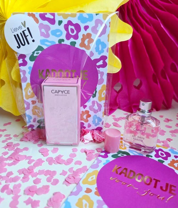 Cadeautje voor de juf |  Parfum | Kant-en-klaar