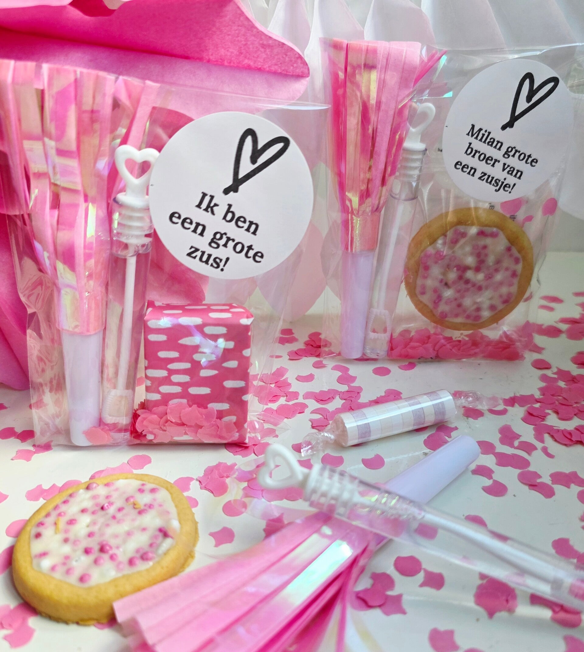 Geboorte Traktatie Zusje Bellenblaas | School & KDV | Kant-en-klaar