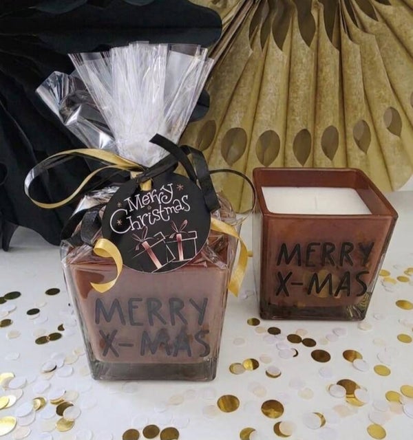 Kerstattentie Geurkaars | Kant-en-klaar Kerstcadeau