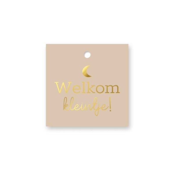 Cadeaulabel | Welkom kleintje!