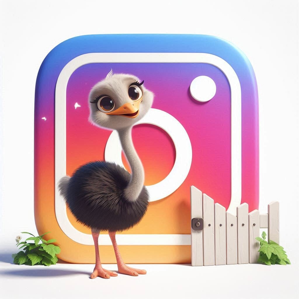 Oscar the mascotte voor het logo van facebook