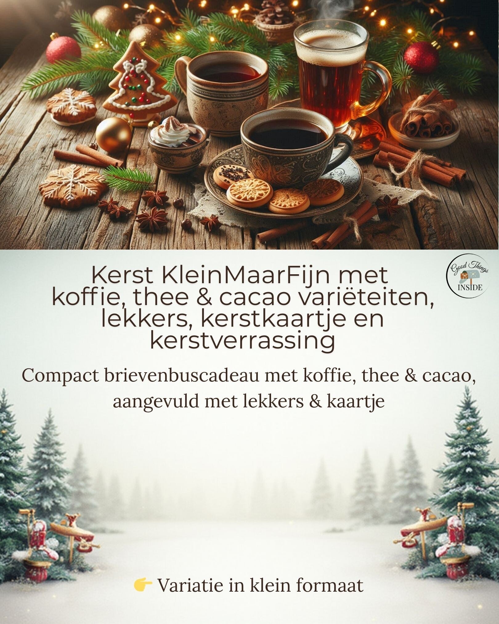 Brievenbus cadeau KleinmaarFijn Kerst Combi