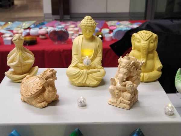 Gips Figuren Feng Shui Style