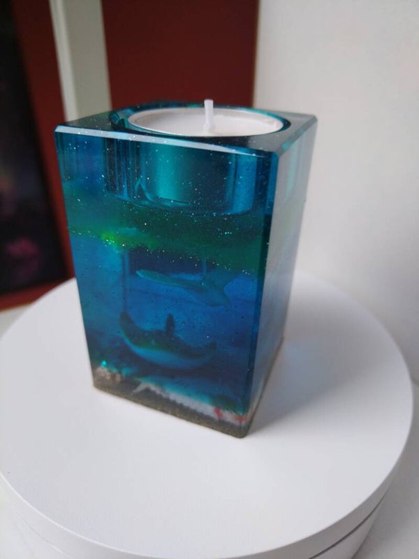 Teelichthalter Ocean
