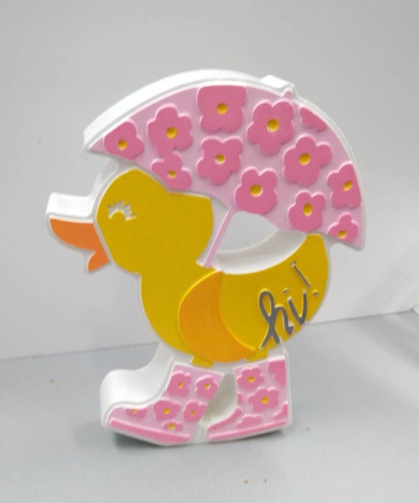 Ente mit Regenschirm