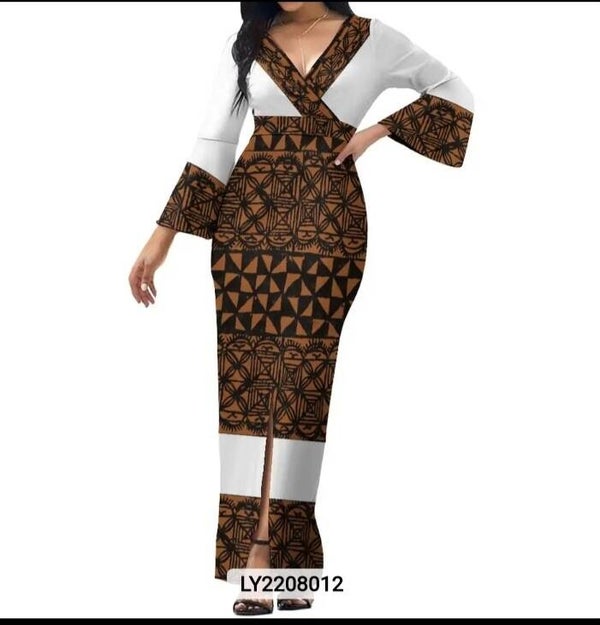 Manulua Tapa pattern Couple's set