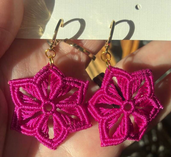 Macramé øreringe