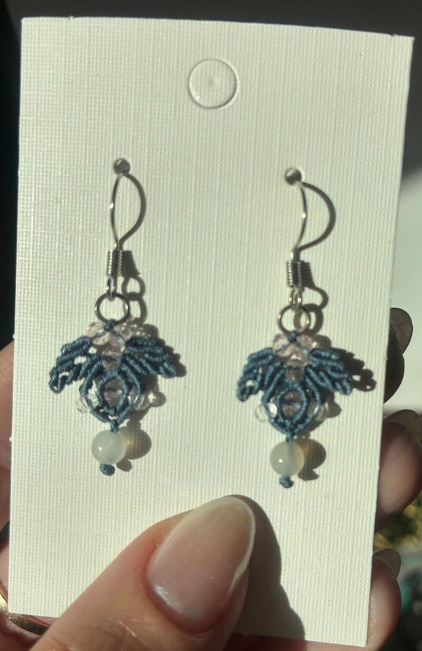Macramé øreringe