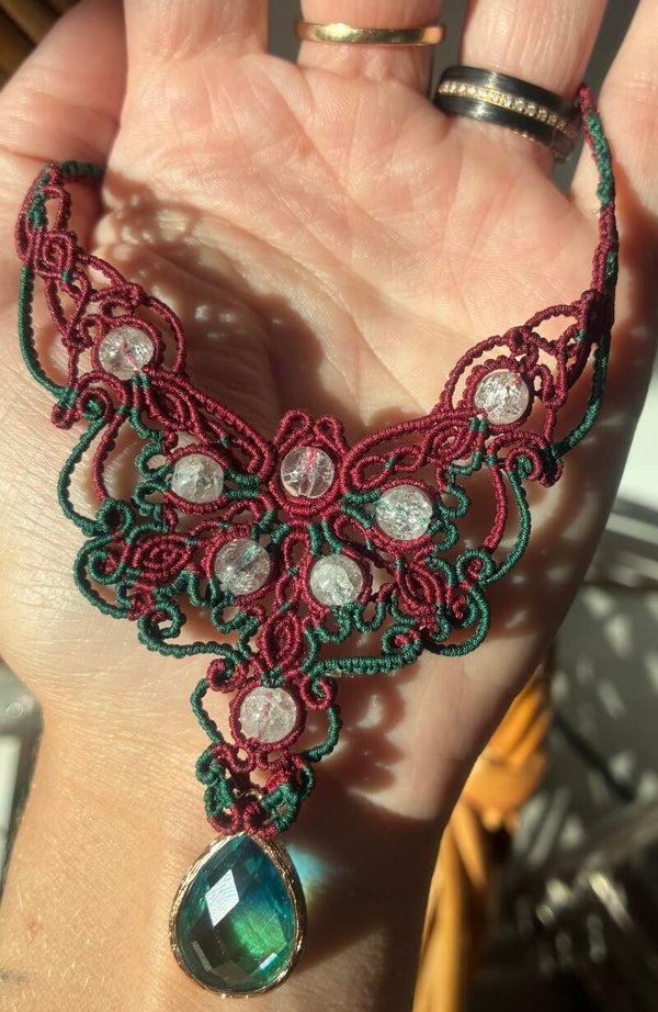 Macramé halskæde
